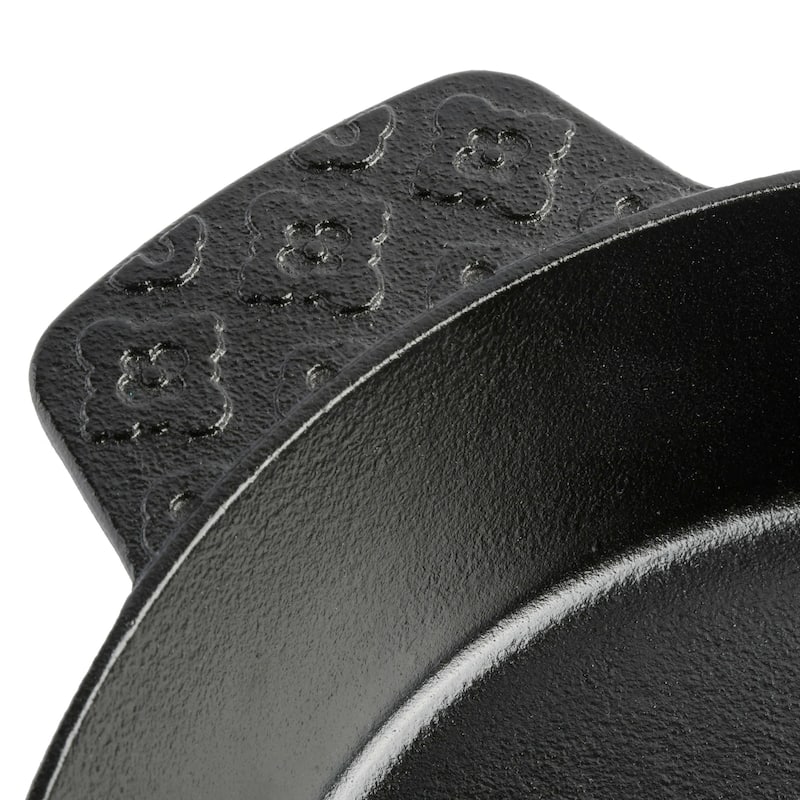 Spice by Tia Mowry Savory Saffron Preseasoned 10 In Cast Iron Skillet