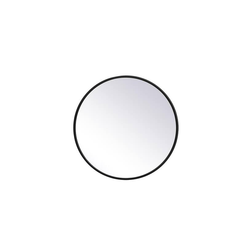 Carson Carrington Labbemala Metal Frame Round Mirror