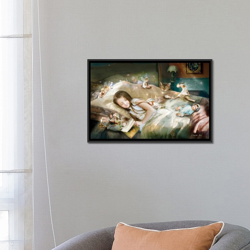 iCanvas "The Land Of Nod" by Charlotte Bird Framed Canvas Print