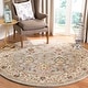 preview thumbnail 84 of 114, SAFAVIEH Handmade Persian Legend Hilkje Traditional Oriental Wool Rug 6' Round - Grey/Ivory - Round