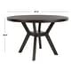 preview thumbnail 3 of 7, SAFAVIEH Couture Luis Round Wood Dining Table - 47.5" W x 47.5" L x 30" H