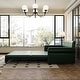preview thumbnail 64 of 139, 93.7" Chesterfield King Pull Out Sofa Bed Sleeper Sofa with Nailhead Trim
