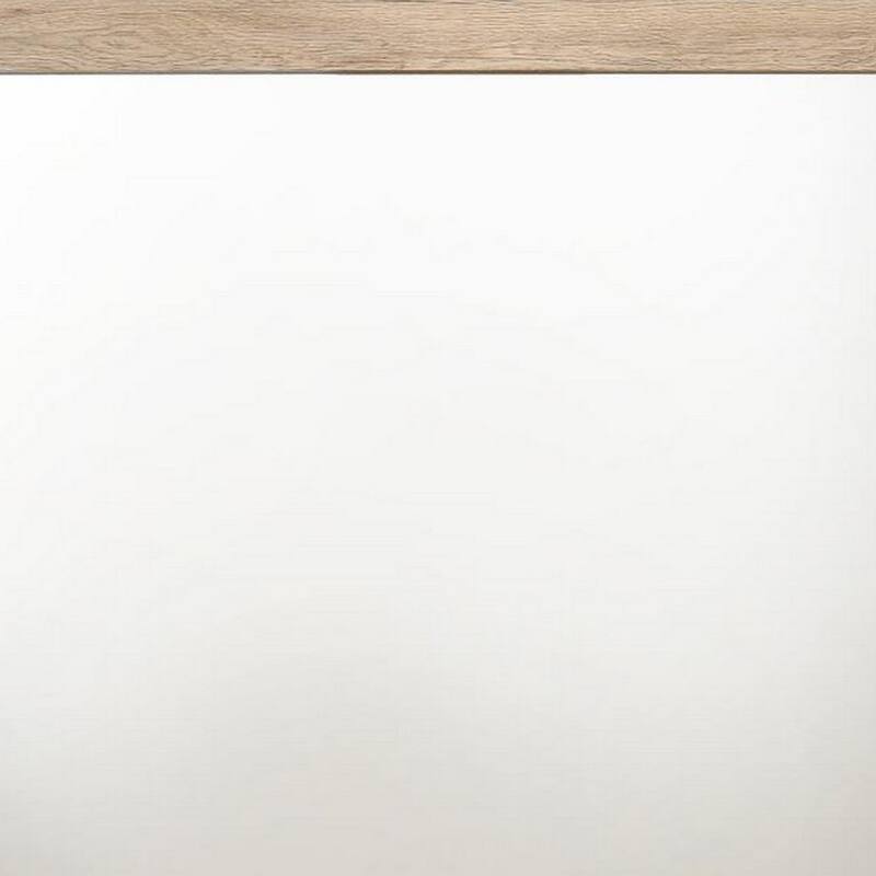 Square Shaped Wooden Mirror with Rough Hewn Texture, Brown