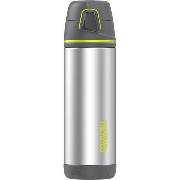Shop Thermos Element5 Stainless Steel Insulated Double Wall Backpack Bottle Charcoal W Lime 16 Oz Overstock 21839347