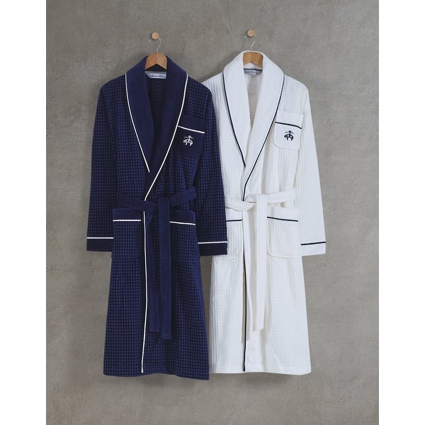 Brooks Brothers Waffle Terry Bathrobe Bed Bath & Beyond 37368874