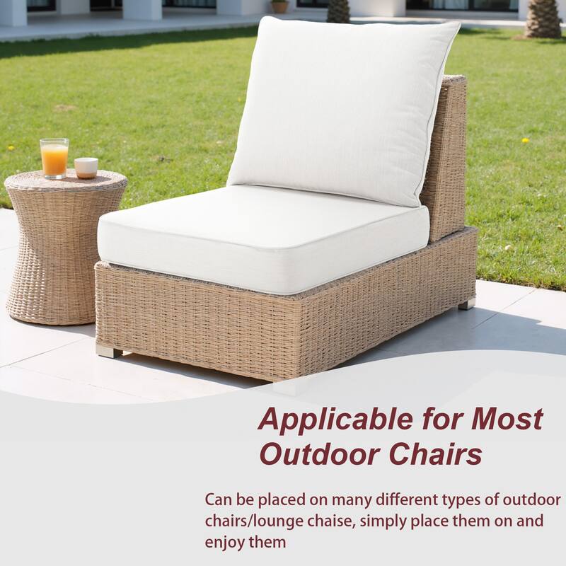 24"x23" Deep Seat Sunbrella Thick Cushion For Outdoor Club Chair,Rocking Chair