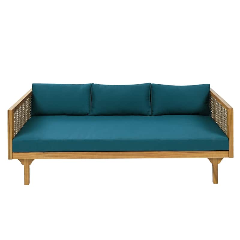 Christopher Knight Home Outdoor Acacia 3-Seat Sofa