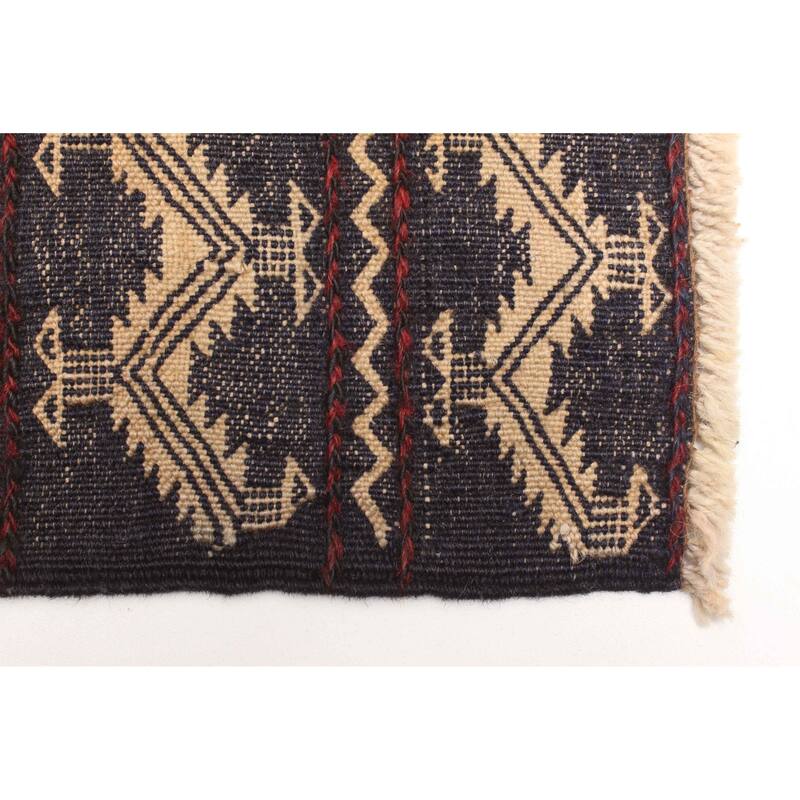 ECARPETGALLERY Hand-knotted Teimani Brown Wool Rug - 2'9 x 4'6