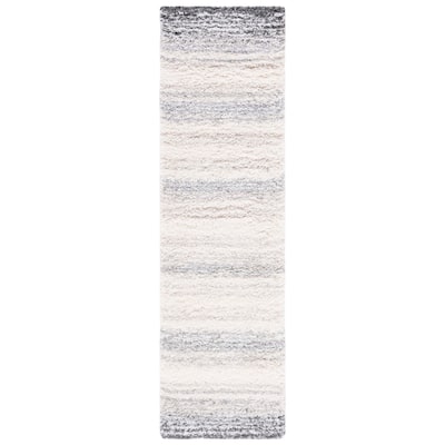 SAFAVIEH Fontana Shag Marinca Modern 2-inch Thick Rug - 2'3" x 8' Runner
