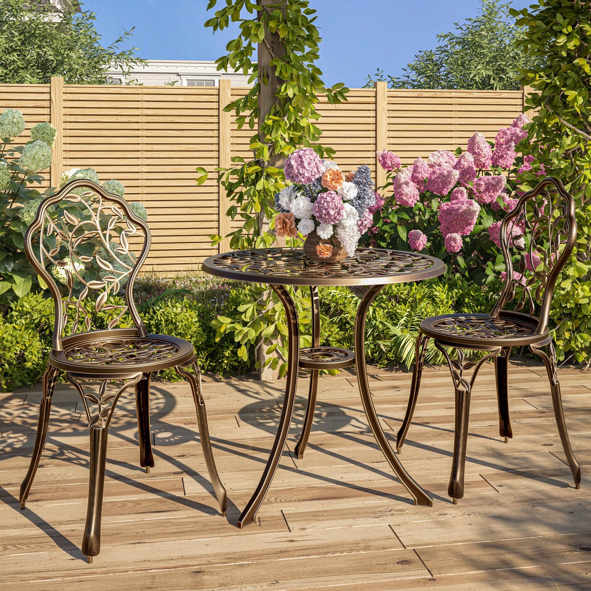 Biles 3 piece bistro set deals