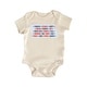 preview thumbnail 1 of 4, Sparkles Celebrate Liberty July 4th Patriotic - Baby Boy Girl Clothes Bodysuit Blue - 0-3M