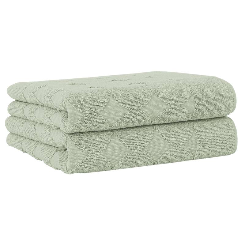 Authentic Hotel and Spa Turkish Cotton Bath Mat (Set of 2)