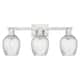Option Brushed Satin Nickel / Clear Spiral Fluted
