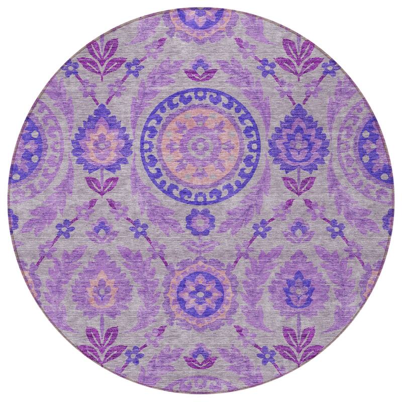 HomeRoots Floral Transitional Rectangle Outdoor Rug