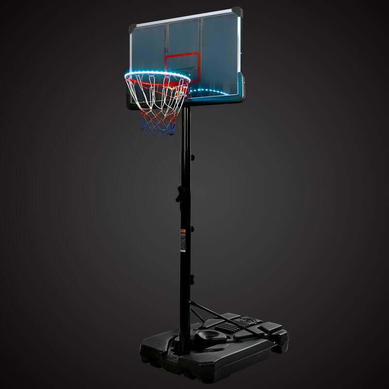 Portable Basketball Hoop Adjustable Height From 6.6 to 10 ft