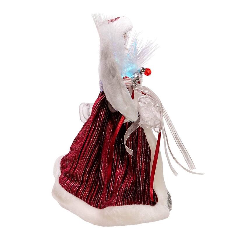 Kurt Adler 12-Inch Multicolor Tree Topper with Fiberoptics