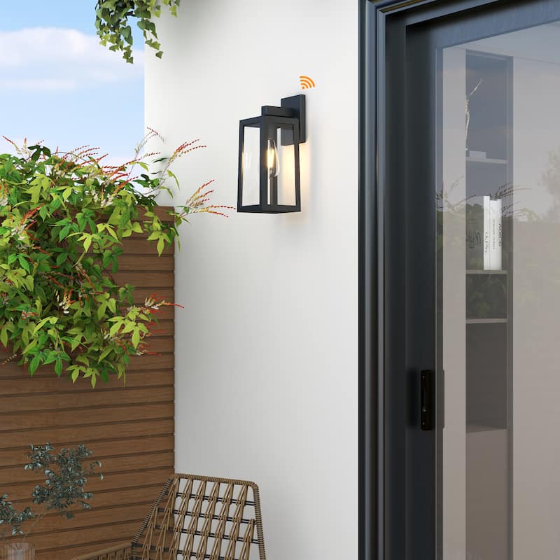 2 Pack Outdoor Wall Light with Dusk to Dawn - 5.32"x6.7"x13.96"