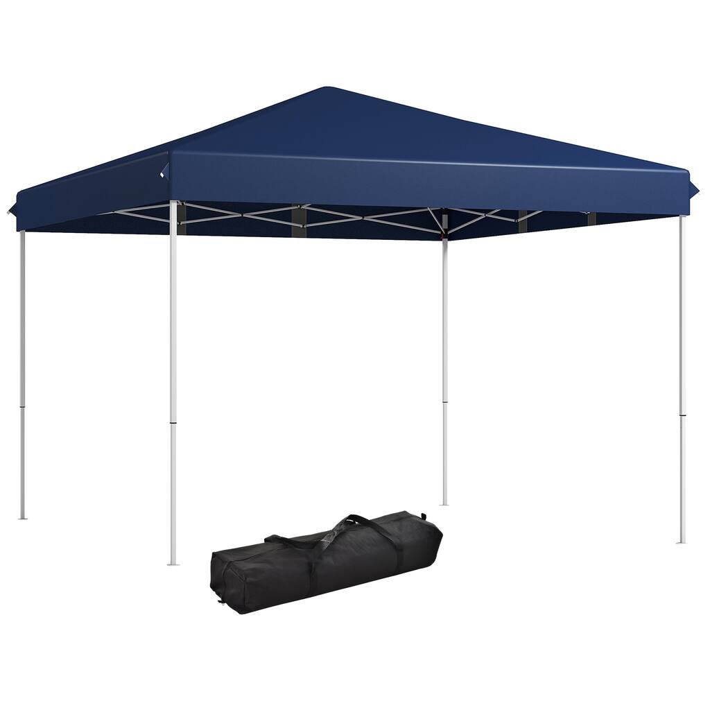 13' x 13' Pop Up Canopy Tent, Instant Sun Shelter, Tents for Parties, Height Adjustable, with Wheeled Carry Bag