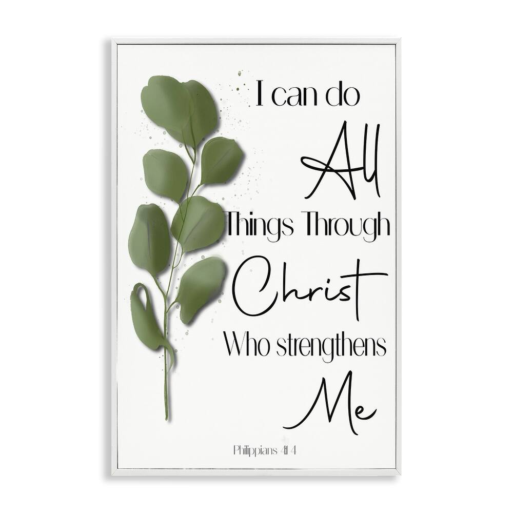 Stupell Proverb & Herb Sprig Framed Giclee Art Design By Amber Clarkson