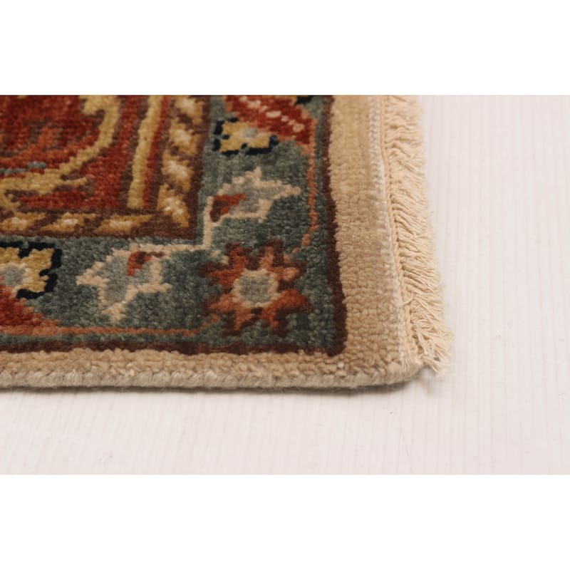 ECARPETGALLERY Hand-knotted Jules Sultane Ivory Wool Rug - 7'11 x 9'10