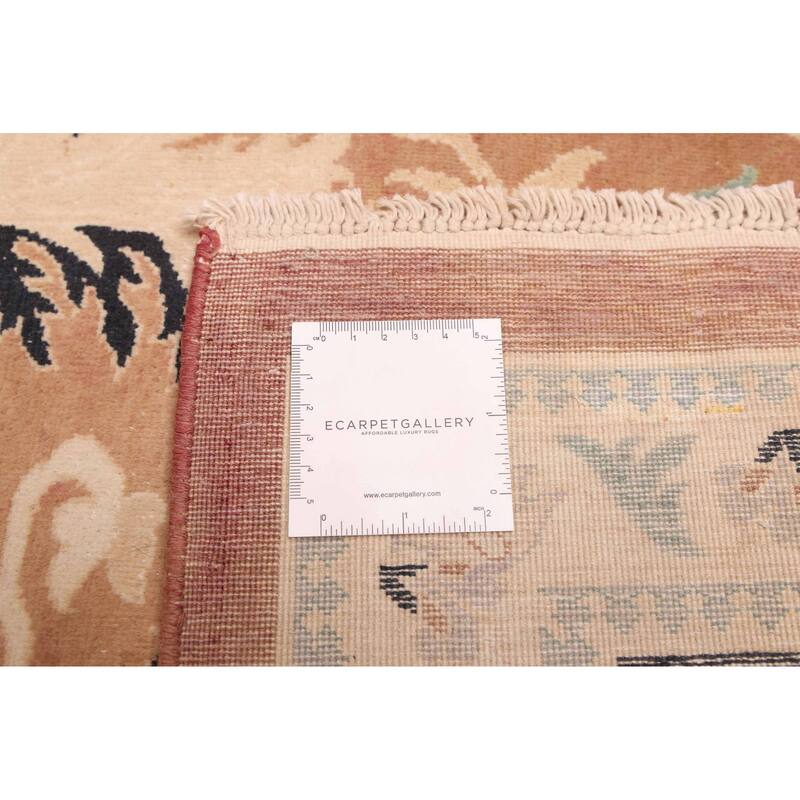 ECARPETGALLERY Hand-knotted Peshawar Oushak Brown Wool Rug - 9'0 x 11'10