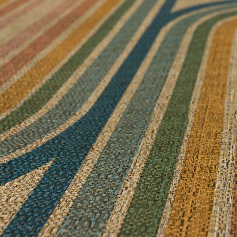 Mohawk Home Rainbow Curves Multi 1' 6" X 2' 6" Door Mat