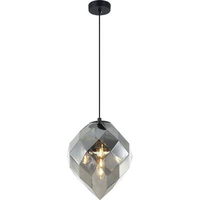 Madison Lighting One Light Pendant Gemma Smoke - Exact Size