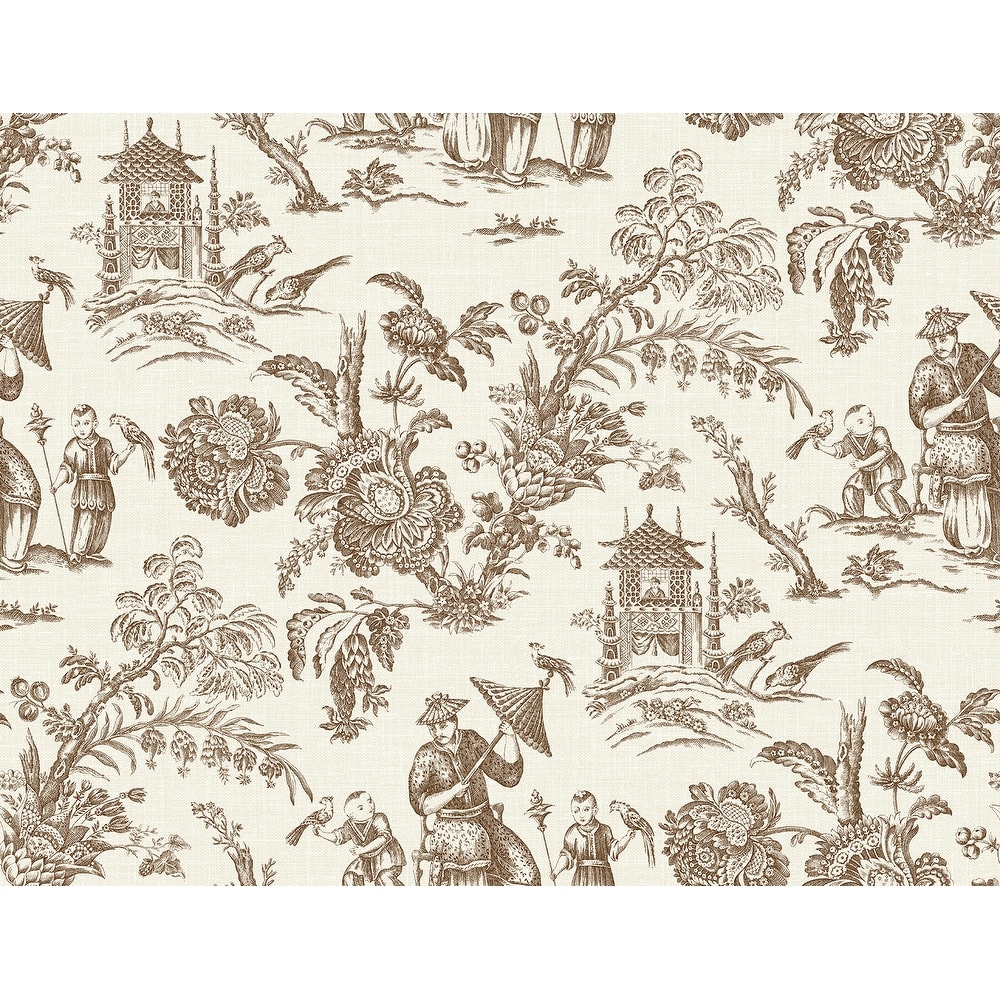 Seabrook Designs Colette Chinoiserie Nonwoven Unpasted Wallpaper
