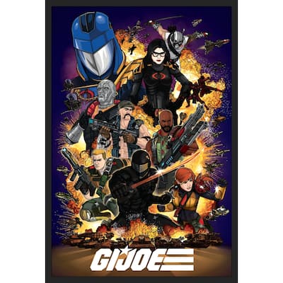 Gi Joe - Universe Framed Art Poster - 24 x 36 Inch