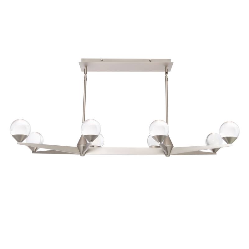 Double Bubble 44in LED 8 Light Linear Chandelier 3000K