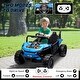 preview thumbnail 27 of 26, 12V 7AH Kids Electric UTV with Remote Control, Ride on Truck Car with Toy Storage