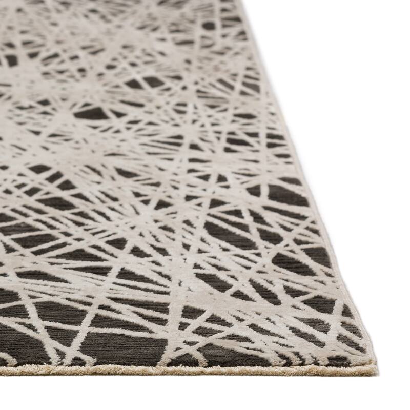 Emery Abstract Strings Machine Made Rug