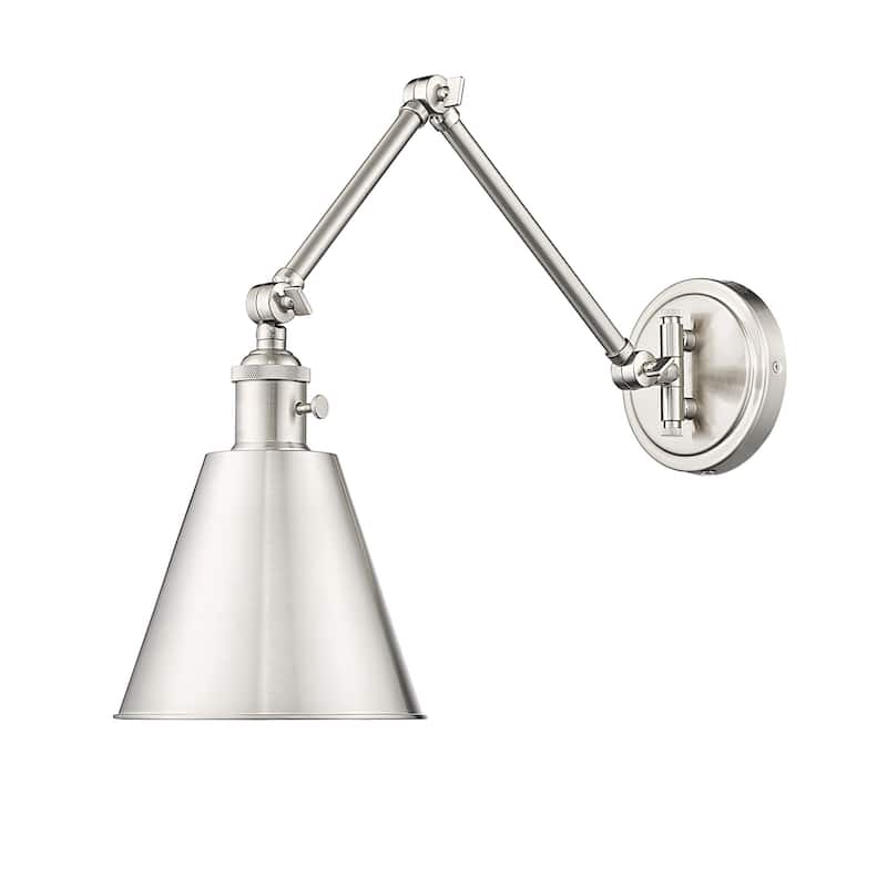 Z-Lite 349S Gayson 8" Tall Wall Sconce - Brushed Nickel