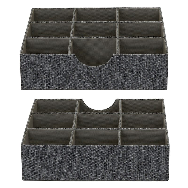 Household Essentials 9-Compartment Drawer Organizers