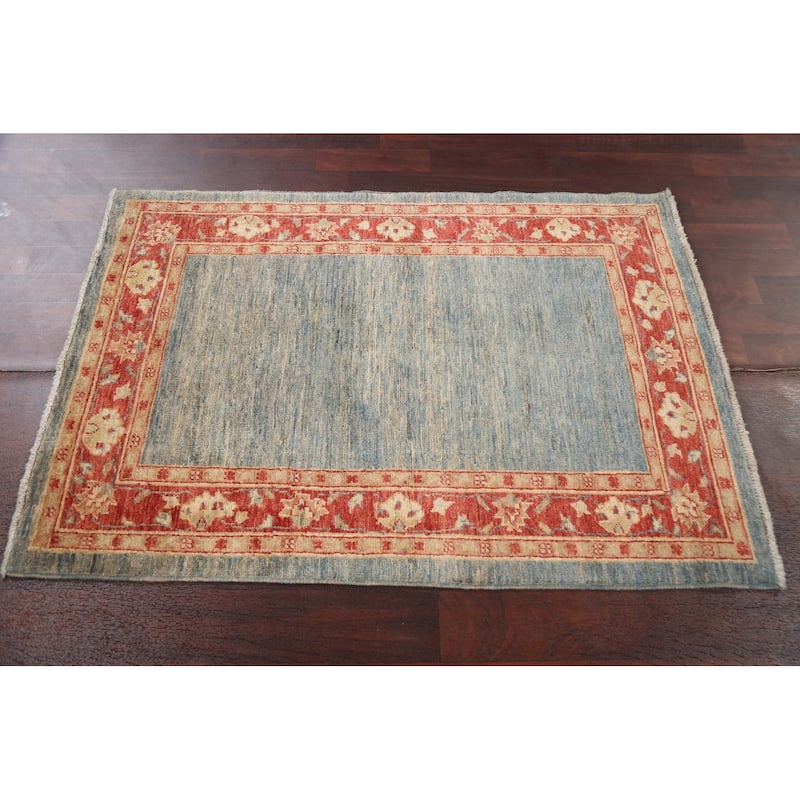 Geometric Gabbeh Kashkoli Oriental Contemporary Wool Area Rug Handmade - 3'2" x 4'8"