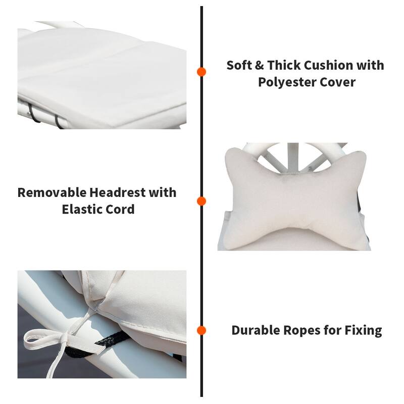 Costway Chaise Lounge Chair with Canopy Hammock Chair with Canopy