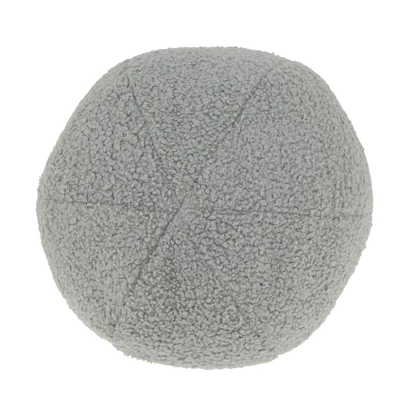 Fluffy Fun Faux Fur Ball Poly Filled Throw Pillow