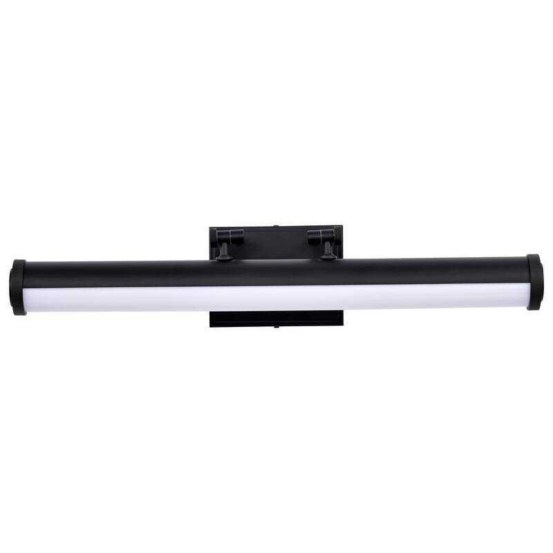 Cora 24 Inch LED Vanity 3 CCT Selectable Black Finish Acrylic Lens