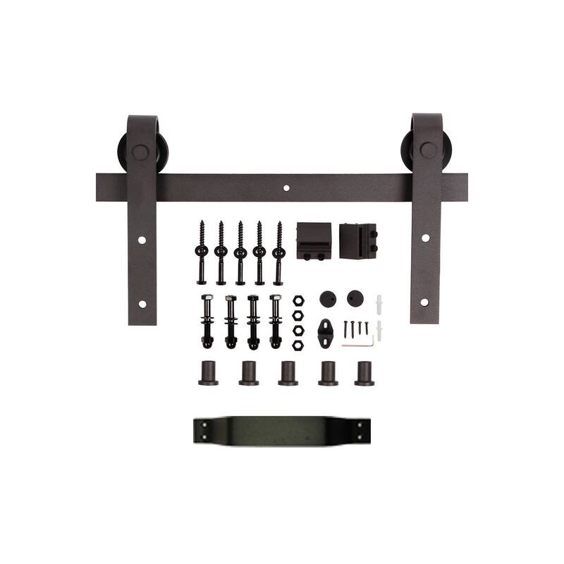 Coast Sequoia 24in./30in./36in./42in. x 84in. S Series Multi-Color Pine Wood Sliding Barn Door With Hardware Kit