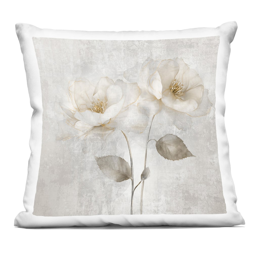 Stupell Blooming Roses Bunch Decorative Printed Throw Pillow Design by Irene Weisz