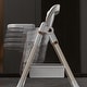 preview thumbnail 28 of 27, Portable Adjustable Baby High Chair, Infant Feeding Seat with Safety Belt, Silent Lockable Wheels & Easy-Clean, 0-6 Years