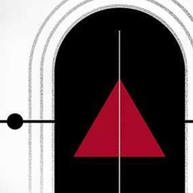 HomeRoots Set Of Two 18" X 18" Black And Red Abstract Zippered Handmade Polyester Throw Pillow