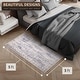 preview thumbnail 6 of 19, Sorbus Area Rug for Entryway, Machine Washable, Non-Slip, Vintage Rug - 3 x 5 ft