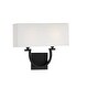 preview thumbnail 8 of 9, Savoy House Rhodes 2 Light 12" Tall Wall Sconce