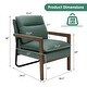 preview thumbnail 4 of 25, Costway Set of 2 Modern Accent Armchair Lounge Chair w/ Wood Legs & - 34.5'' x 26.5'' x 36''