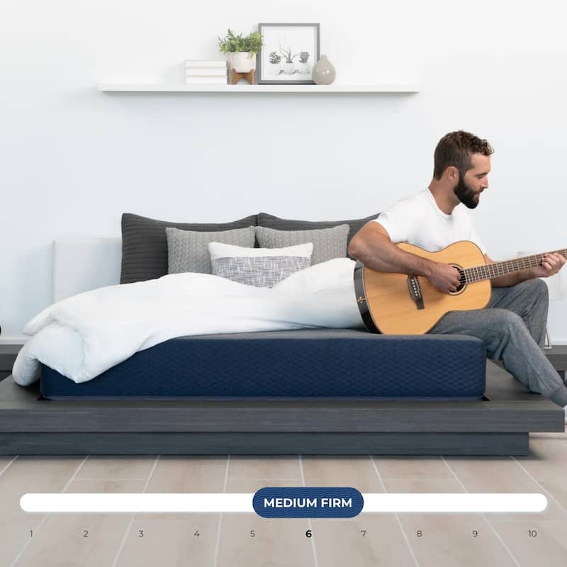 Dreamfoam Bedding Chill 10" Gel Memory Foam Mattress |Short Full 48x74