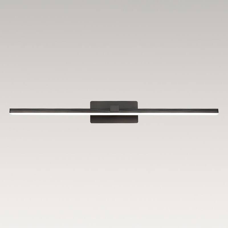 Modern Ribbed Bathroom Slim Vanity Light - 31.7 in