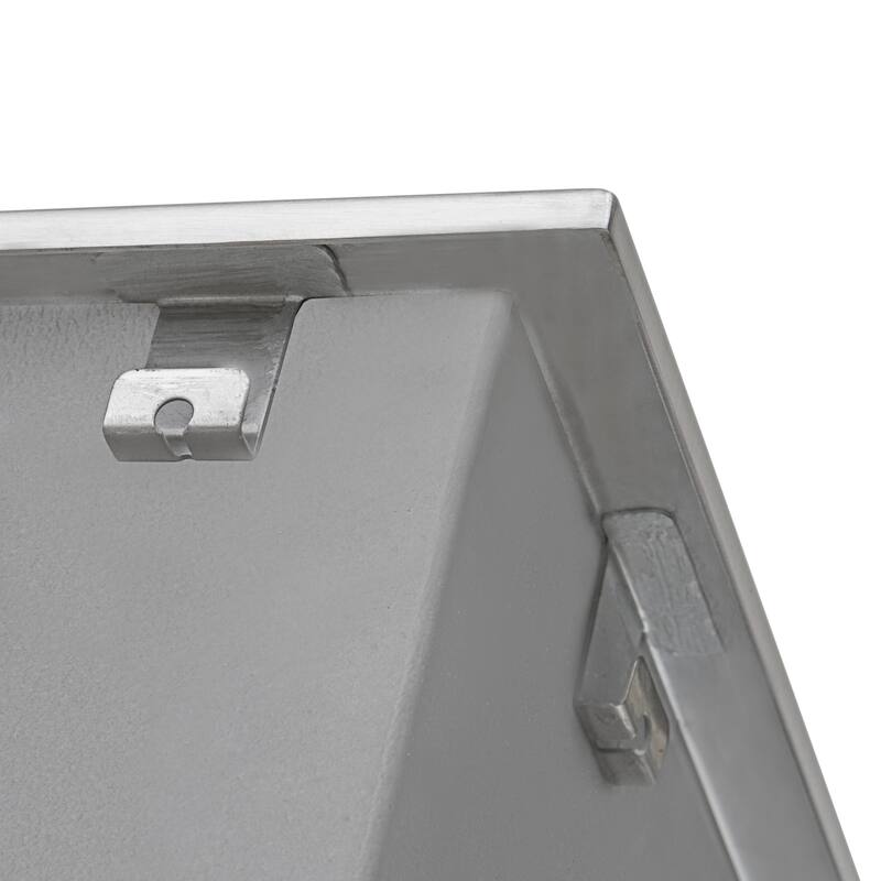 Ruvati 33 x 22 inch Drop-in 50/50 Double Bowl Tight Radius 16 Gauge Topmount Stainless Steel Kitchen Sink - RVH8051 - 8' x 11'