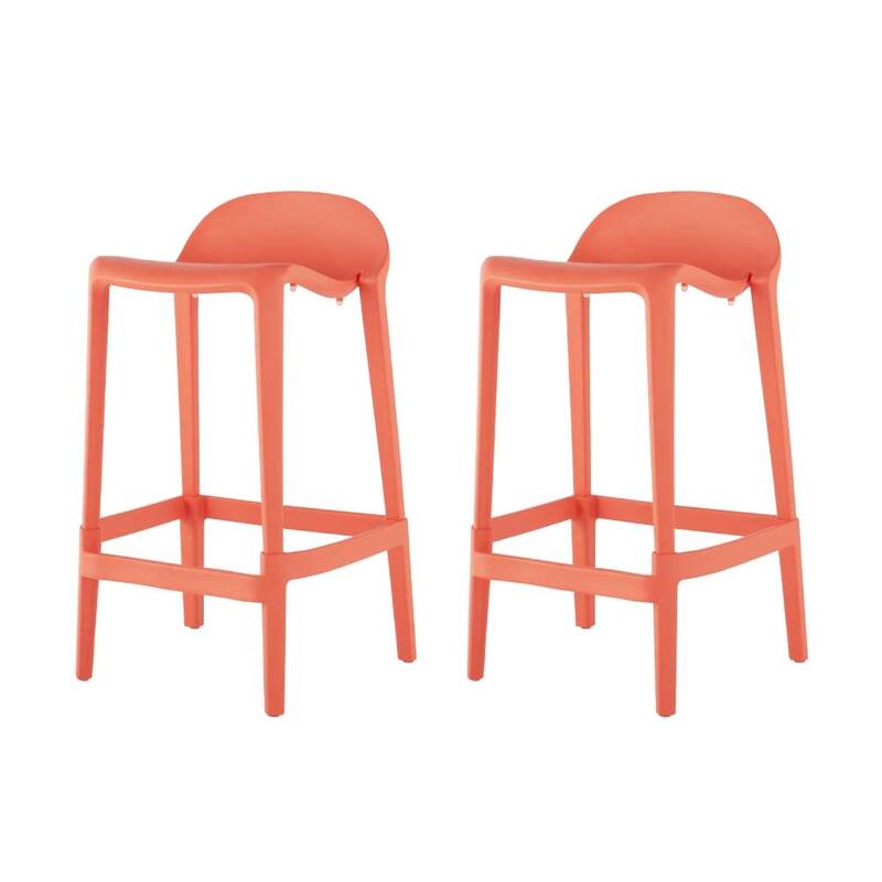 Lagoon Joyous Resin Counter Stool, Set of 2