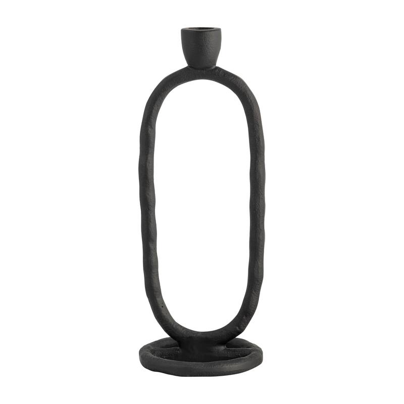 Sagebrook Home Oval Ring Taper Candle Holder